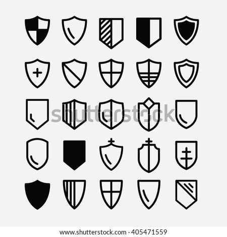 Safe, Shield, Guard, Protection, Security. Icon vector.