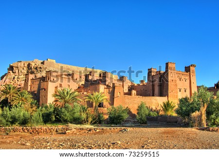 Kasbah in Ait Ben Haddou, Morocco northern Africa