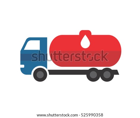 oil truck oil refinery industry industrial business company image vector icon logo symbol