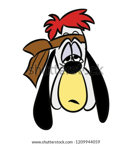 
A droopy basset cartoon character in a tex avery cartoons 
