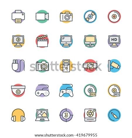 Multimedia Cool Vector Icons 1