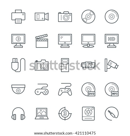 Multimedia Cool Vector Icons 1