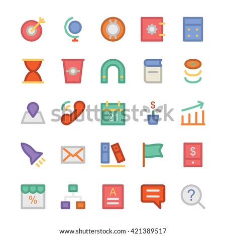 SEO and Marketing Vector Icons 2
