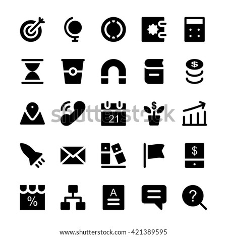 SEO and Marketing Vector Icons 2