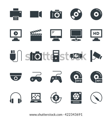 Multimedia Cool Vector Icons 1