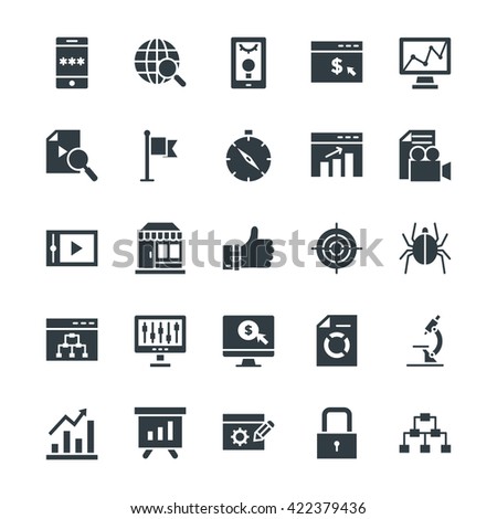 SEO and Internet Marketing Cool Vector Icons 2