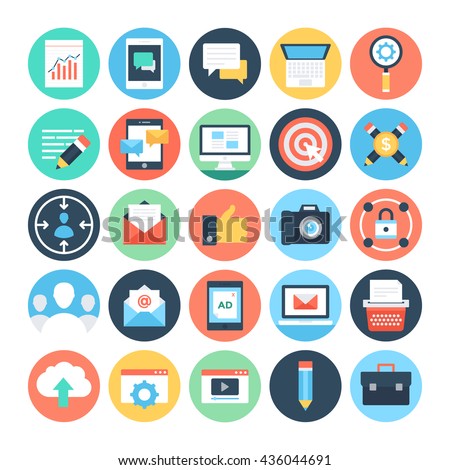 Digital Marketing Vector Icons 1