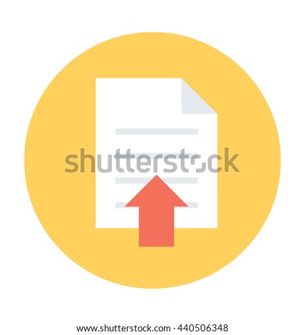 File Upload Vector Icon