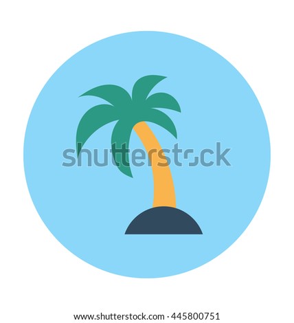 Palm Tree Vector Icon