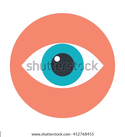 Vision Colored Vector Icon