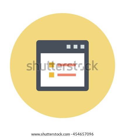 List Item Vector Icon