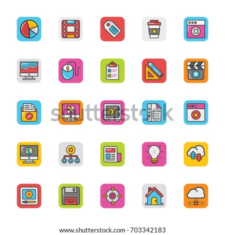 Web Design and Development Vector Icons  4