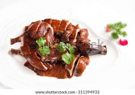 Chinese cuisine-Hangzhou Duck in Brown Sauce