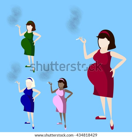 pregnant woman smoke
