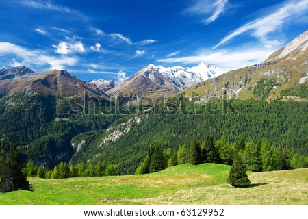 Similar – Image, Stock Photo Mountain panorama (Austria)