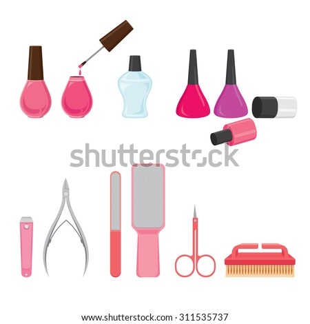 Manicure and pedicure equipments set, nail salon, beauty, Ladies fashion, lifestyle