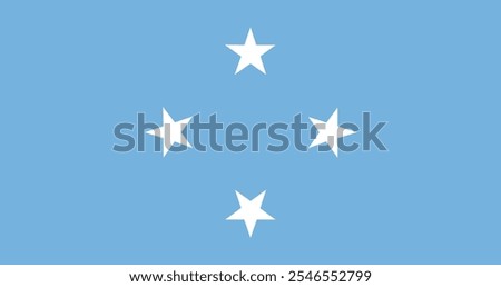 The flag of the Federated States of Micronesia was adopted on 30 November 1978