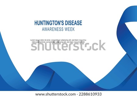 Huntingtons Disease Awareness Week background. Health ,Awareness, Diseases. Vector illustration.