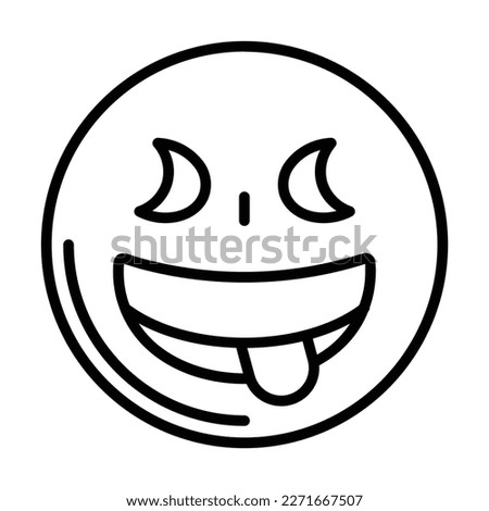 Squinting Face with Tongue Icon Design For Personal And Commercial Use