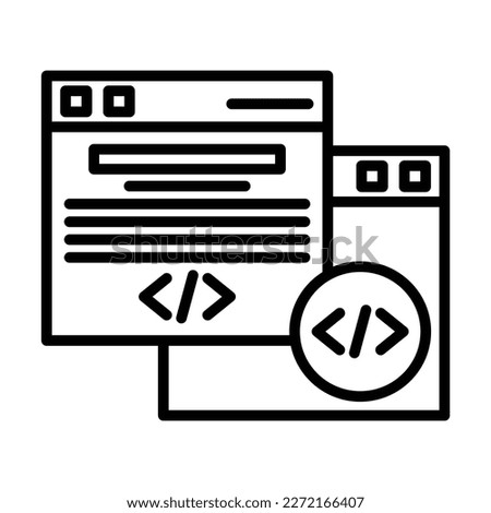 Code Refactoring Icon Design For Personal And Commercial use