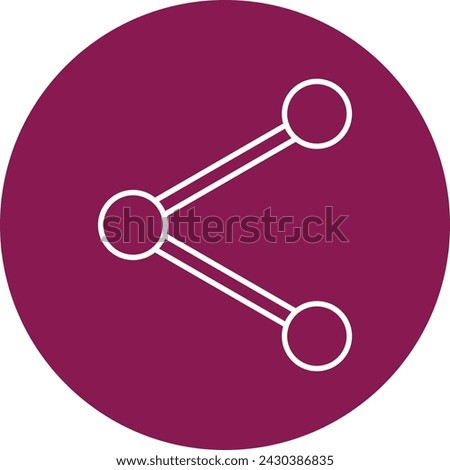 Share Option Vector Line Circle Icon