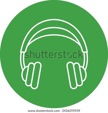 Headphones Icon Design For Personal And Commercial Use