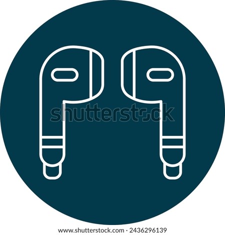 Earphone Icon Design For Personal And Commercial Use