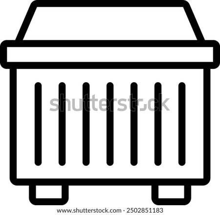 Dumpster Icon Design For Personal and Commerial Use