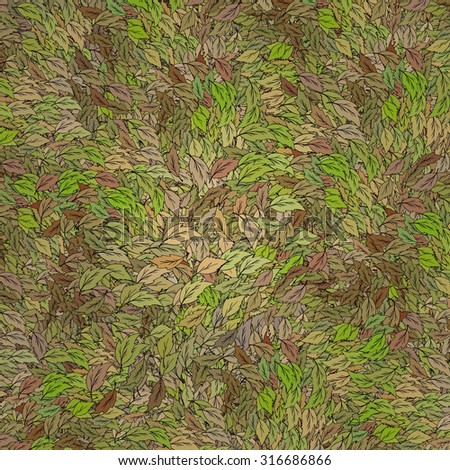 pattern design for background or wallpaper, leaves fall in October