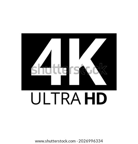 4K UHD logo vector png