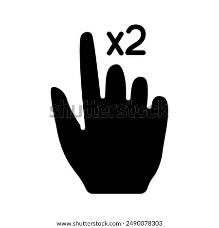 Gesture set icon. Swipe, tap, doubleclick, rotate, pinch, zoom, scroll, gesture, touchscreen, interaction, user interface, hand movement, multitouch, gesture, swipe, pinch, control