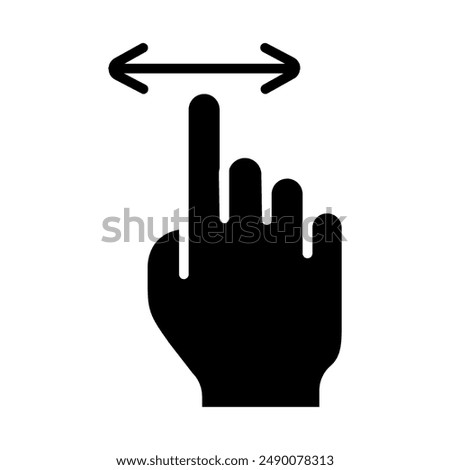 Gesture set icon. Swipe, tap, doubleclick, rotate, pinch, zoom, scroll, gesture, touchscreen, interaction, user interface, hand movement, multitouch, gesture, swipe, pinch, control