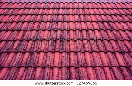 Old red roof