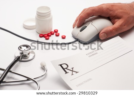Prescription medicine and computer mouse