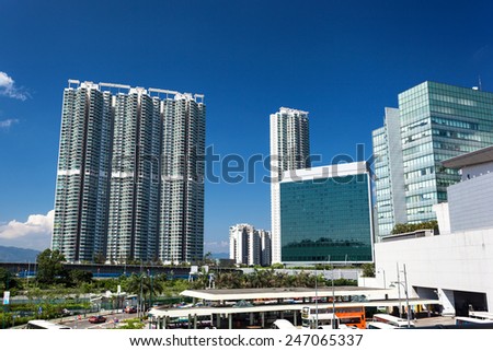 Building Landscape in Hong Kong