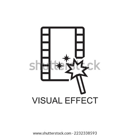 visual effect icon , movie icon