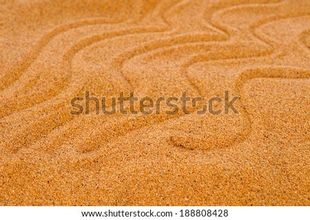 closeup of sand with a swirling pattern