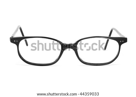 Horn-Rimmed Glasses Isolated On A White Background Stock Photo 44359033 ...