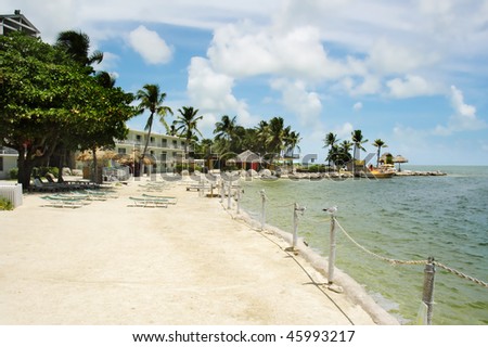view of Key West, Florida Keys, USA