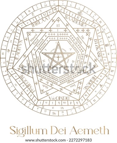 Sigillum Dei Aemeth, Dei Emeth, AGLA, Sigil Dei