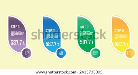 Infographics business diagram chart with step data visualization.Presentation chart for live project vector with adobe illustrator.