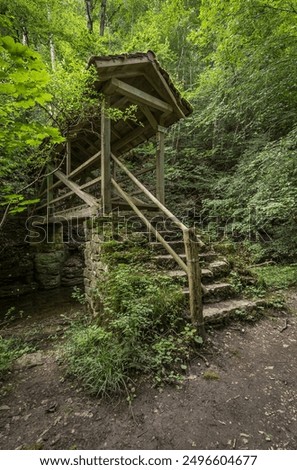 Similar – Image, Stock Photo bridge Hohenlohe Bridge