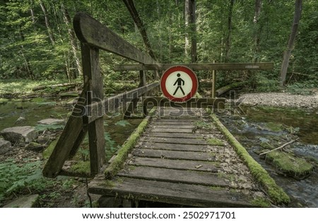 Similar – Image, Stock Photo bridge Hohenlohe Bridge