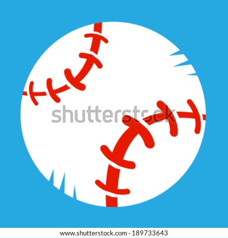 Baseball cartoon vector illustration