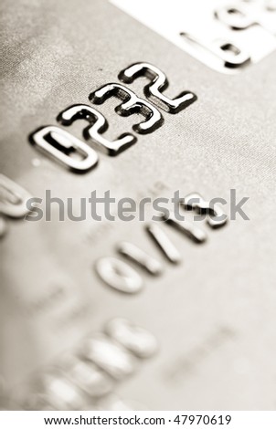 macro shoot of a credit card. Perfect for background use