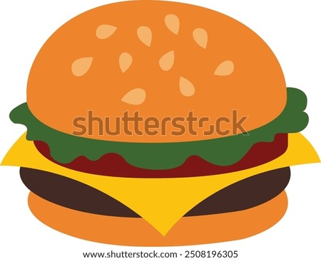 Collection of National Hamburger Day Vector Elements for Templets, Banners, Logos and Other Designs