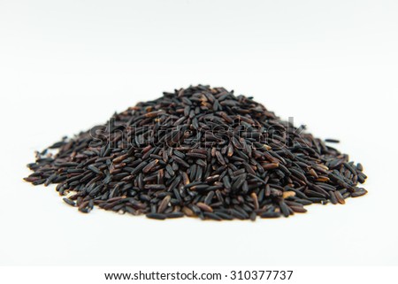 Pile of rice berry