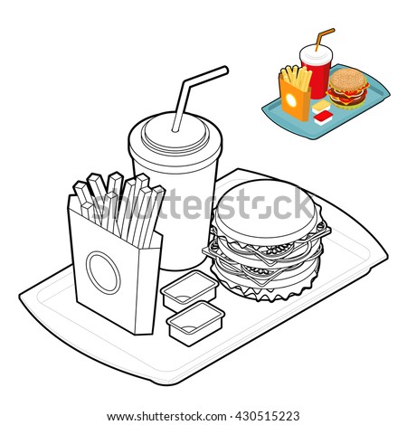 Unhealthy Food Coloring Pages At Getdrawings Free Download