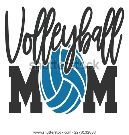 Volleyball MOM logo design for etsy, amazone and ebay store.