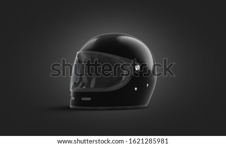 Download Download Vintage Motorcycle Helmet Mockup Right Half Side ...